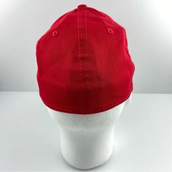 New Era 39Thirty Red X Hat Med/Large Stretch Fit Cotton Spandex Ballcap - Picture 3 of 10